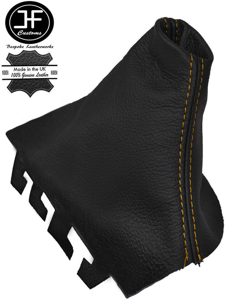 YELLOW STITCH FOR SEAT CORDOBA IBIZA MK3 6L 2002-2008 GEAR STICK GAITER LEATHER