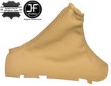 CREAM LEATHER FOR VOLVO S60 2001-2007 HANDBRAKE GAITOR COVER CUSTOM NEW