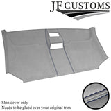 D BLUE STITCH L GREY SUEDE FRONT ROOF HEADLINER COVER FITS VW T5 TRANSPORTER