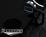 GREY DIAMOND STITCH VINYL 4X TAILORED FLOOR CARPETS FOR BMW MINI F56 13-21 JF1
