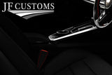 D RED LUX-STITCH LEATHER 2XLONG SEAT BELT COVER FOR BMW MINI R50 R52 R53 01-06