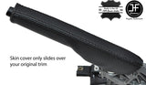 BLACK STITCH CARBON FIBER VINYL HANDBRAKE GAITER FITS VW GOLF MK5 V 03-09