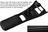 GREY STITCH FITS PORSCHE 944 968 86-92 CENTRE CONSOLE ARMREST GAITER LTHR COVERS