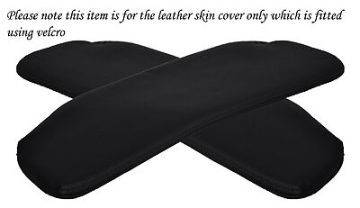 BLACK STITCHING FITS TOYOTA MR2 MK3 00-05 2X SUN VISORS LEATHER COVERS