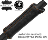 BROWN STITCH REAL LEATHER HANDBRAKE HANDLE COVER FITS PORSCHE 914-6 914 STYLE 1