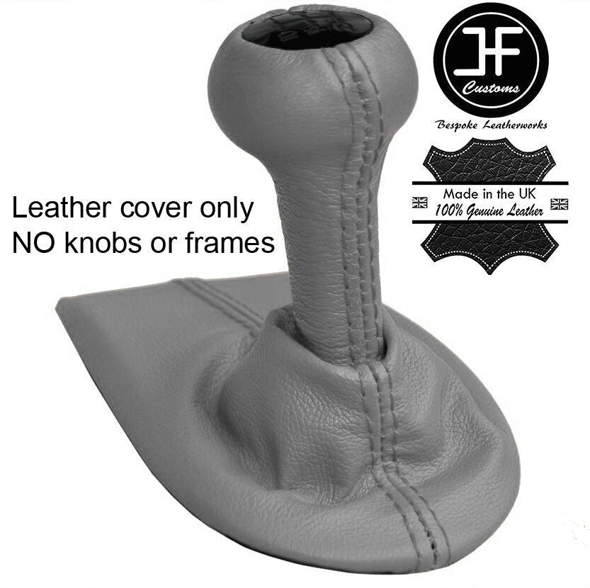 GREY REAL LEATHER MANUAL GEAR GAITER FITS PORSCHE 986 BOXSTER 1996-2004