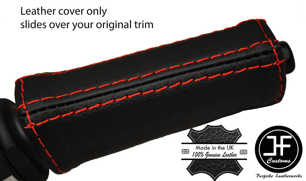 RED STITCH HANDBRAKE HANDLE LTHR COVER FOR LAND ROVER DISCOVERY 200 300 96-04