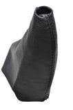 BLACK STITCH FITS ROVER 75 AUTOMATIC 1999-2005 BLACK GAITOR REAL LEATHER