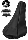 BLACK  REAL LEATHER MANUAL GEAR GAITER FITS FIAT PANDA 2003-2012 CUSTOM NEW