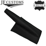 BLACK STITCH LEATHER GAITERS+PLASTIC FRAME FOR MINI CLASSIC ROVER AUSTIN MORRIS