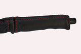 red stitch FITS PORSCHE 911 63-90  LEATHER HANDBRAKE HANDLE COVER ONLY