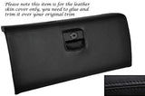 BLACK STITCH GLOVE BOX LID LEATHER SKIN COVER FITS PORSCHE 928 S S2 S4 78-95