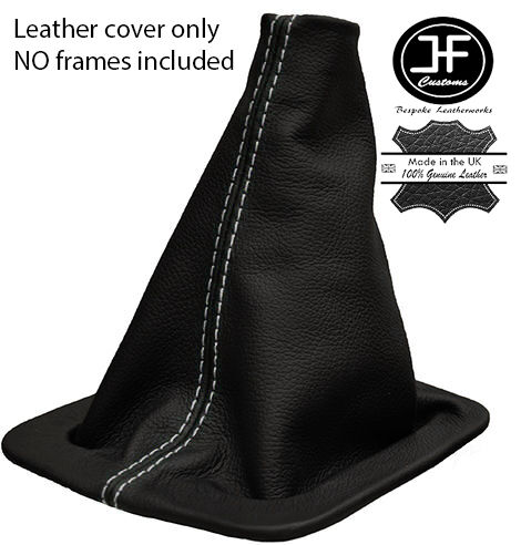 GREY STITCH LEATHER GEAR GAITER FITS LAND ROVER DISCOVERY 200TDI 300TDI TD5 V8