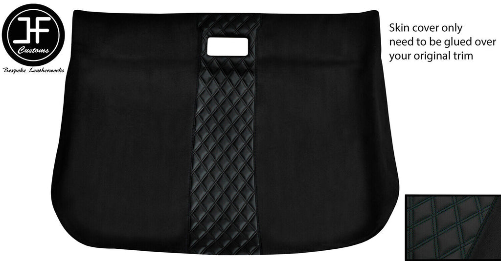 BLACK DIAMOND STITCHING ROOF HEADLINING LUXE SUEDE COVER FOR AUDI TT MK1 98-06
