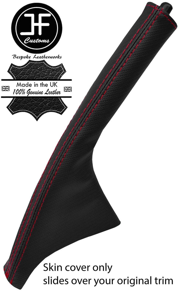 RED STITCH CARBON FIBER VINYL HANDBRAKE GAITER FITS TOYOTA CELICA MK7 99-05