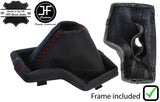 RED & TRI STITCH LEATHER AUTOMATIC GEAR + PLASTIC FRAME FOR BMW X3 E83 03-10