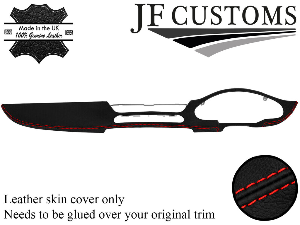 RED STITCH LEATHER FRONT DASH DASHBOARD TRIM COVER FOR MERCEDES CLS C219 04-10