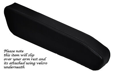 BLACK STITCHING FITS VANHOOL 1X DRIVER ARMREST REAL LEATHER COVER CUSTOM NEW