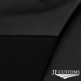 WHITE STITCH 2X REAR DOOR CARD PANEL COVER FOR PORSCHE CARRERA 996 COUPE 97-05