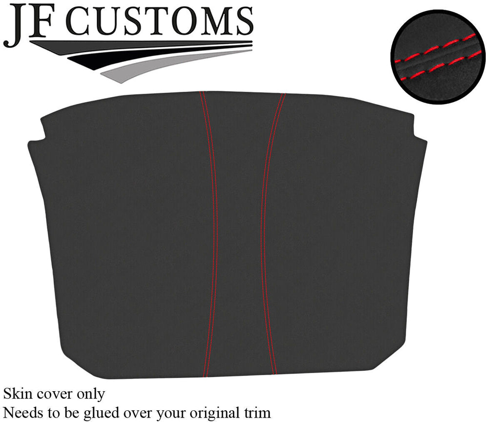 RED STITCH LINER ROOF HEADLINING DARK GREY LUXE COVER FOR CORVETTE C6 05-13