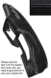 BLACK STITCH DASH DASHBOARD LEATHER SKIN COVER FITS BMW 3 SERIES E30 1981-1992