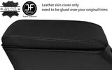 BLACK REAL TOP GRAIN LEATHER ARMREST COVER FOR FORD CORTINA MK5 1979-1982