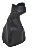 BLACK DOUBLE STITCH FITS MERCEDES FL E CLASS W210 GEAR GAITER 99-03 MANUAL
