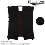 DSG2 D RED STITCH LUXE SUEDE HEADLINER COVER FOR BMW F30 11-19 SALOON 5DR