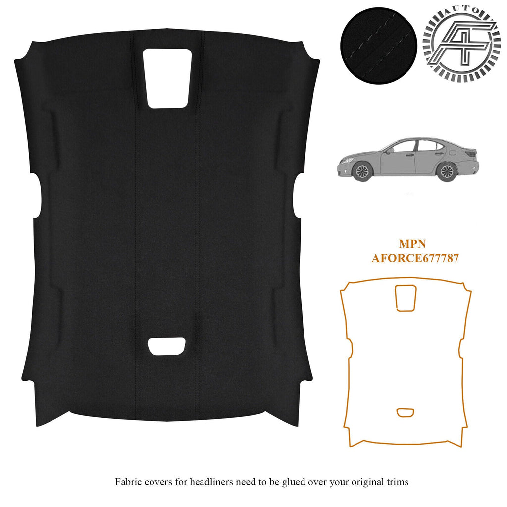 LUXE SUEDE HEADLINER FITS LEXUS IS II 2006-2014 CUSTOM NEW MADE IN UK