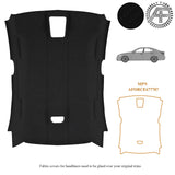 LUXE SUEDE HEADLINER FITS LEXUS IS II 2006-2014 CUSTOM NEW MADE IN UK