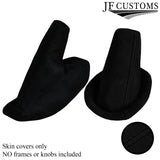 BLACK STITCH SUEDE GEAR+HANDBRAKE SET FOR LOTUS ELISE EXIGE 2004-2014 CUSTOM NEW