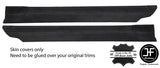 BLACK STITCH 2X A PILLAR SUEDE COVERS FITS DISCOVERY 1 TDI V8 200 1989-1998