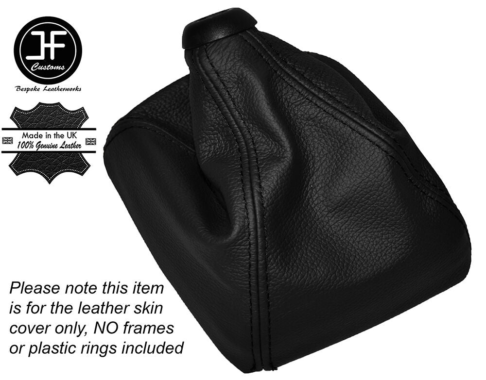 BLACK STITCH LEATHER MANUAL GEAR GAITER FITS AUDI 5000 QUATTRO TURBO 1984-1988