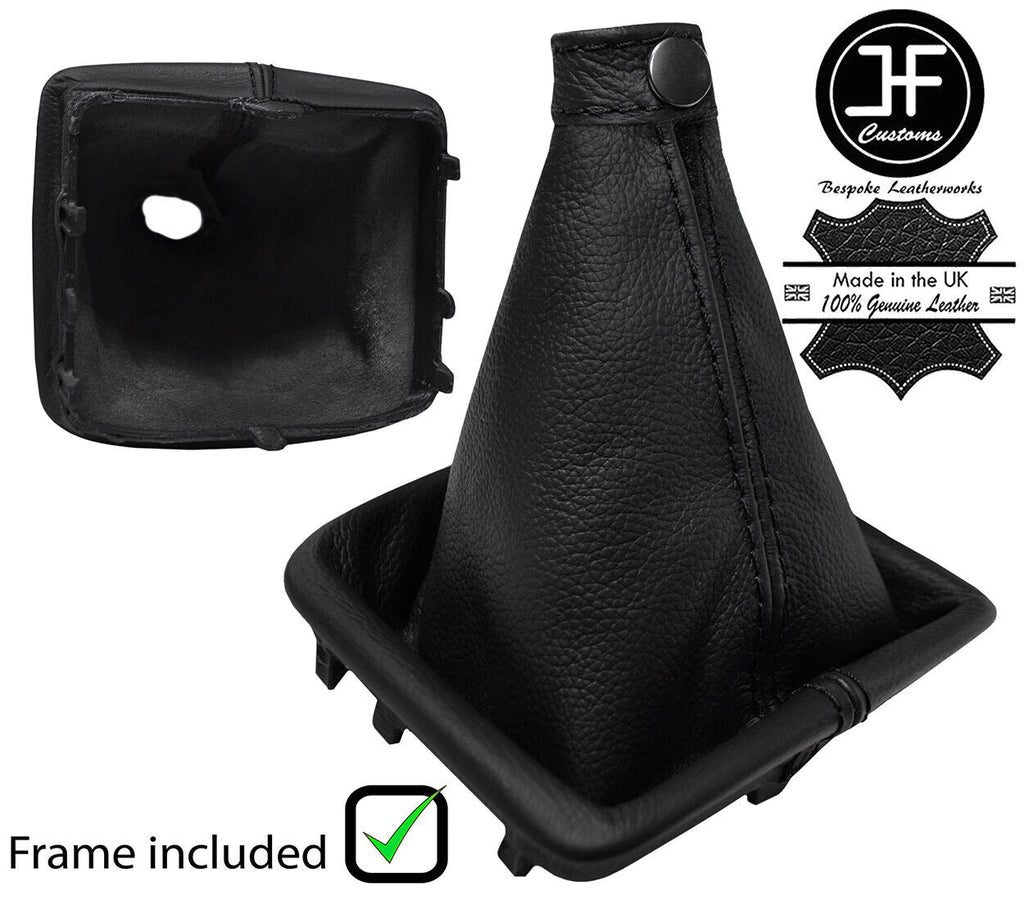 BLACK STITCH LEATHER AUTOMATIC GEAR+PLASTIC FRAME FOR RENAULT ESPACE 03-14