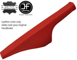 DARK RED REAL LEATHER FITS VW GOLF 4 Mk4 & BORA JETTA 1998-2003 HANDBRAKE COVER