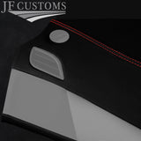 RED STITCH ITALIAN LEATHER DASHBOARD COVER FOR RENAULT MEGANE MK3 2008-2016