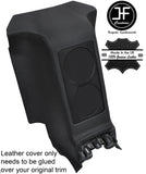 BLACK STITCH REAR CENTRE SUBWOOFER PANEL LEATHER COVER FITS GT-R R35 2008-2017