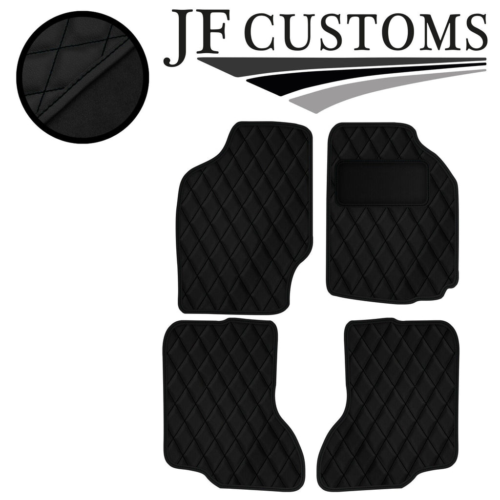 BLACK DIAMOND VINYL 4XTAILORED FLOOR CARPETS FOR MITSUBISHI CHALLENGER 96-08 JF1