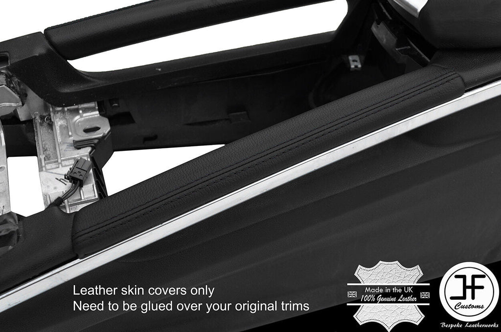 BLACK STITCH 2X CONSOLE TRIM COVERS FITS MERCEDES GL CLASS X164 2006-2012