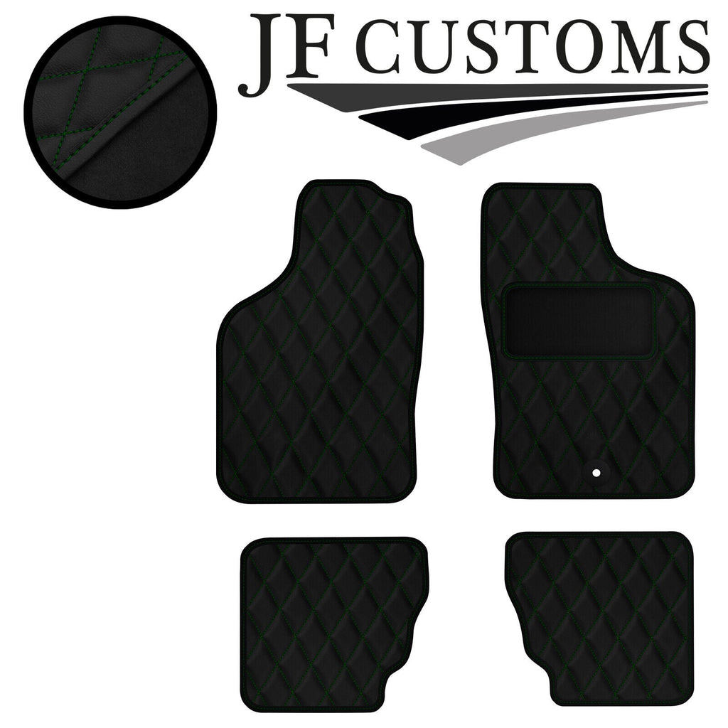 GREEN DIAMOND VINYL 4X TAILORED FLOOR CARPETS FOR SAAB 900 CONVERTIBLE 94-98 JF1