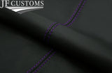 FITS BMW E90 3 SERIES 320D 05-11 PURPLE STITCH REAR PARCEL SHELF LEATHER COVER