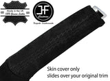 BLACK STITCH REAL SUEDE HANDBRAKE HANDEL COVER FITS SEAT LEON MK3 2012-2017
