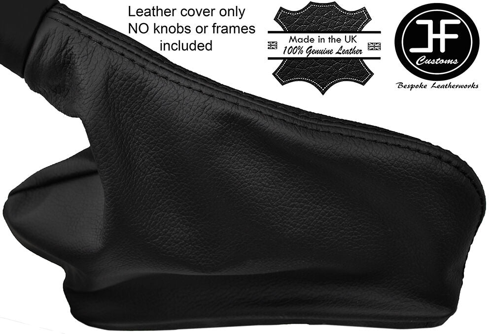 BLACK STITCH GENUINE LEATHER HANDBRAKE GAITER FOR RENAULT LAGUNA MK3 2007-2014