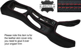 RED STITCH CENTER CONSOLE SKIN COVER FITS ALFA ROMEO GTV SPIDER 916 PHASE 2