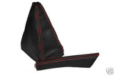 FITS PEUGEOT 205 GEAR&HANDBRAKE GAITER LEATHER RED ST CUSTOM NEW MADE IN UK