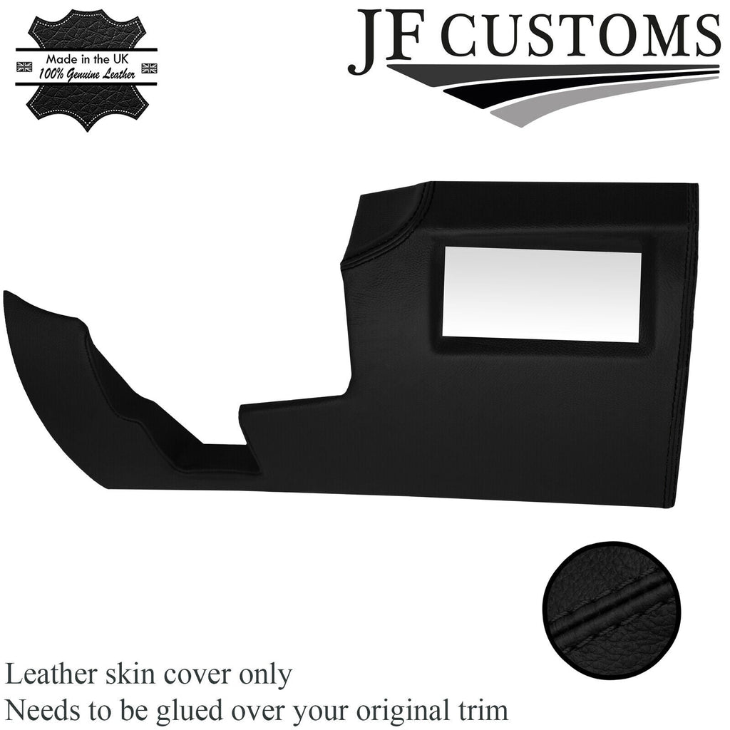 BLACK STITCH LEATHER UNDER DASH TRIM PANEL COVER FOR RENAULT MEGANE MK3 08-16