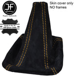 YELLOW STITCH REAL SUEDE MANUAL GEAR GAITER  FITS FORD MONDEO MK4 IV 2007-2013