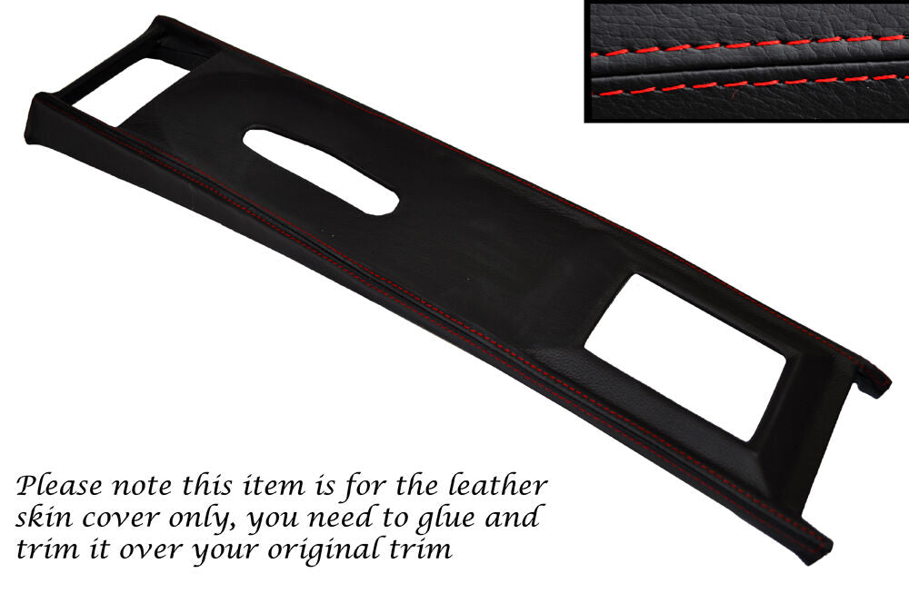 RED STITCH CENTRE CONSOLE LEATHER COVER FITS ROVER P6 2000 2200 3500 SC TC V8