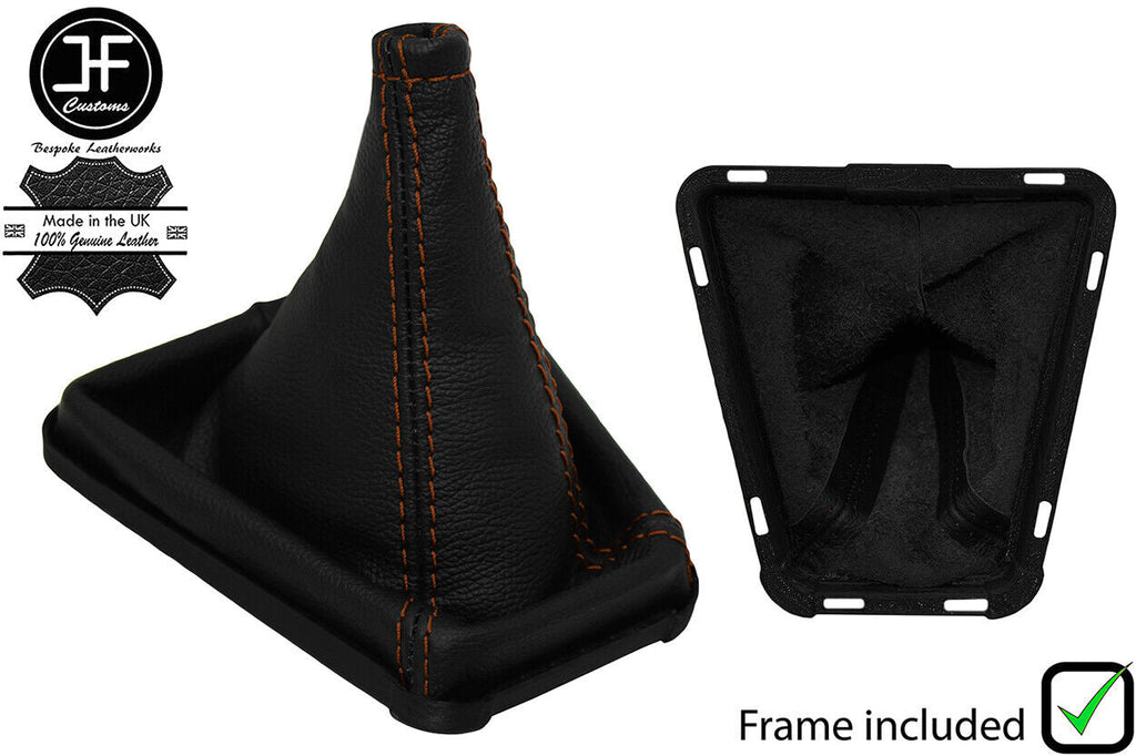 BRAUN STITCH LEATHER MANUAL GEAR GAITER+PLASTIC FRAME FOR PEUGEOT 309 1985-1994