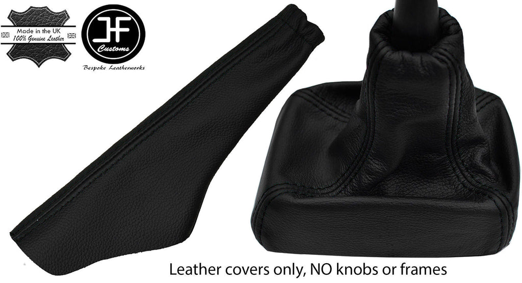 BLACK STITCH LEATHER GEAR HANDBRAKE FITS VAUXHALL OPEL ASTRA MK2 KADETT E 84-91